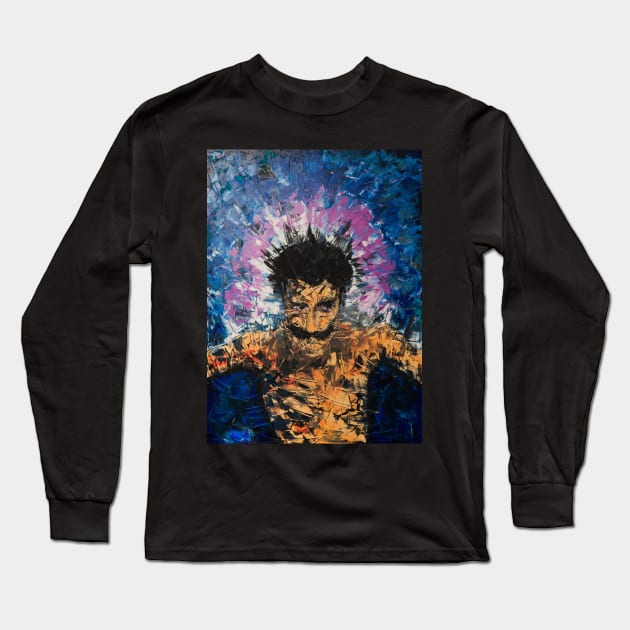 Madman In Your Head Long Sleeve T-Shirt by danatomashevych
